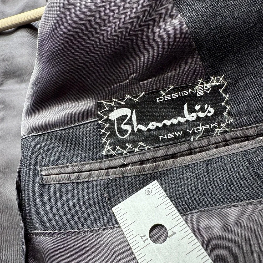 Bhambi's Blazer Mens 40R Gray Wool Holland & Sherry Savile Row Sport Coat Jacket